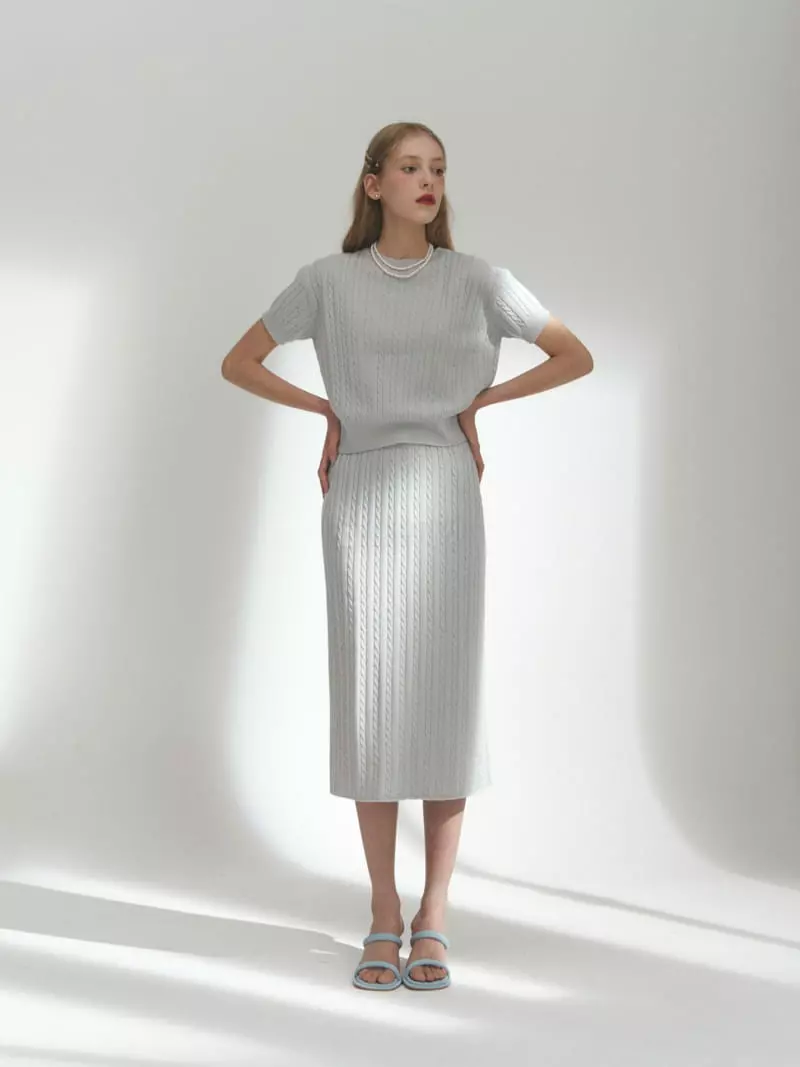 Fave - Korean Women Fashion - #vintageinspired - Twist Skirt - 3