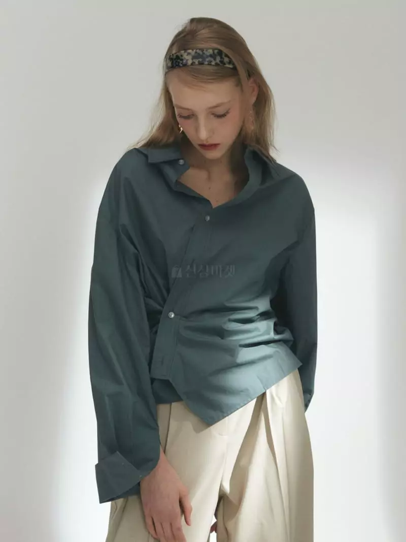 Fave - Korean Women Fashion - #womensfashion - Dear Lap Shirt - 3