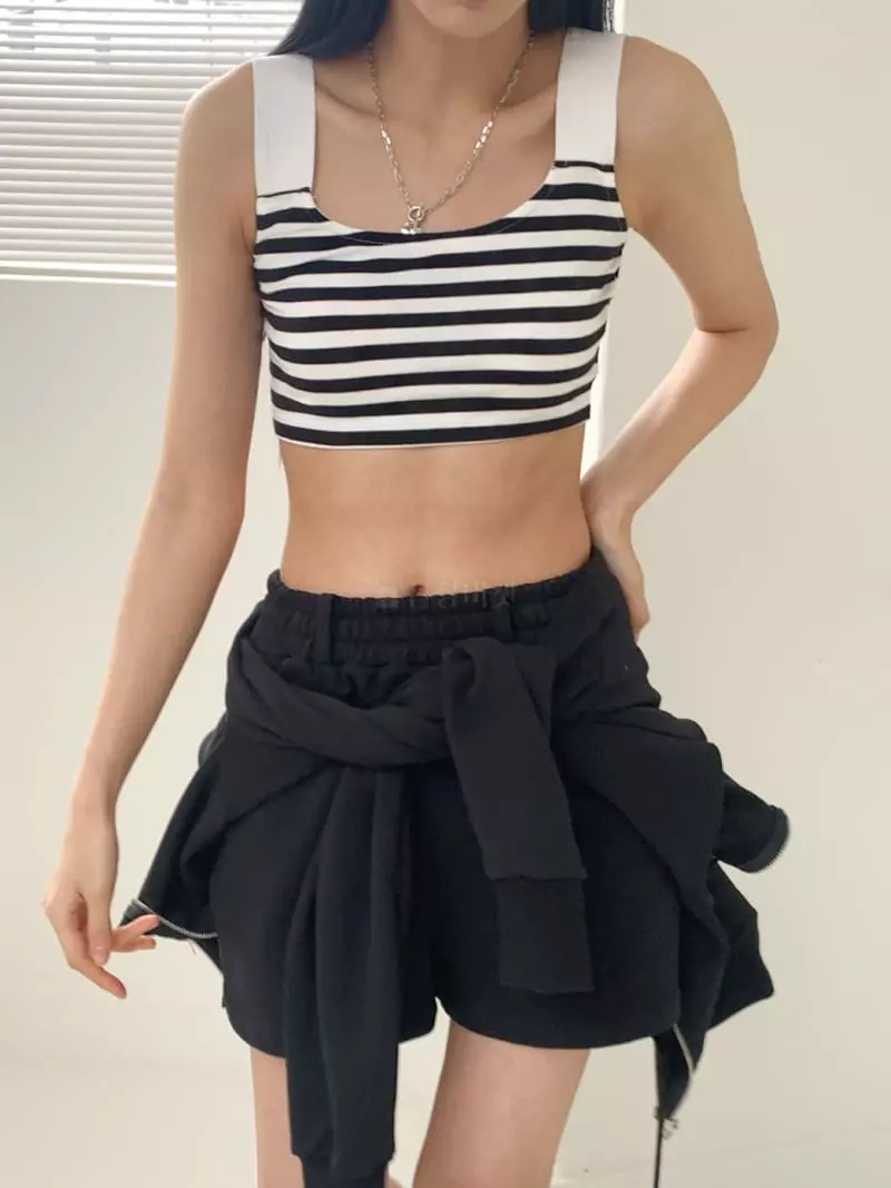 Feffer - Korean Women Fashion - #womensfashion - Color Sleeveless Tee - 2