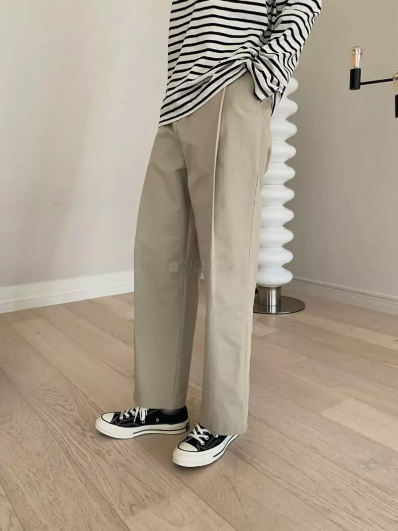 Ff - Korean Women Fashion - #momslook - Chino Pintuck Pants
