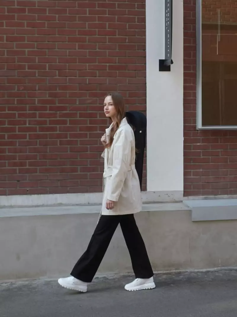 Ff - Korean Women Fashion - #womensfashion - Sander Half Trench Coat - 4