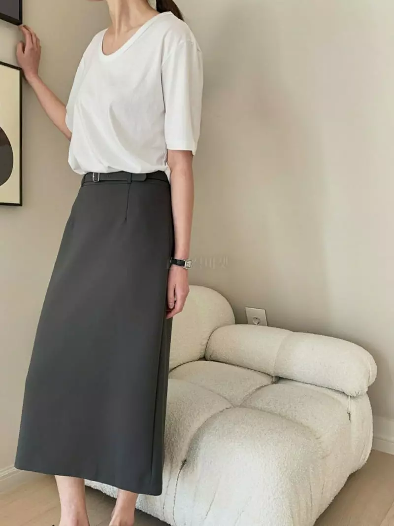 Ff - Korean Women Fashion - #momslook - Veroni Belt Skirt - 2