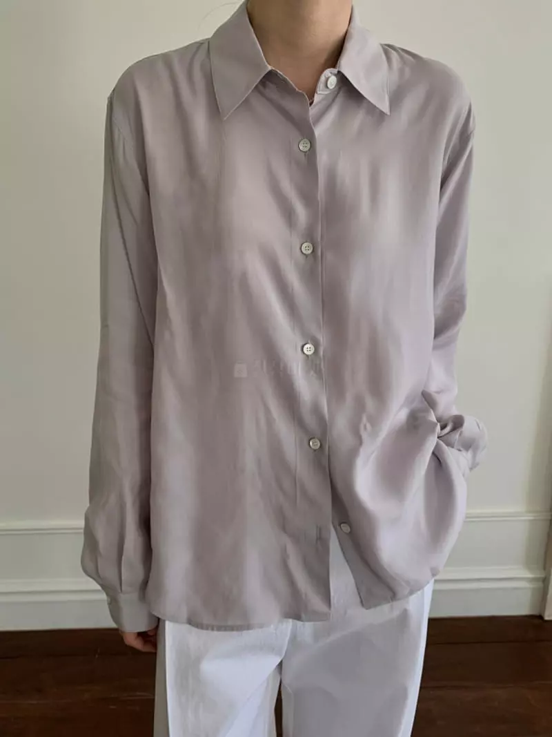 Ff - Korean Women Fashion - #momslook - Mood Silky Blouse - 2