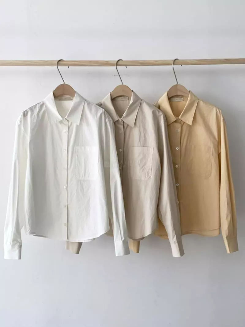 Ff - Korean Women Fashion - #thelittlethings - Cotton Washing Shirt - 4