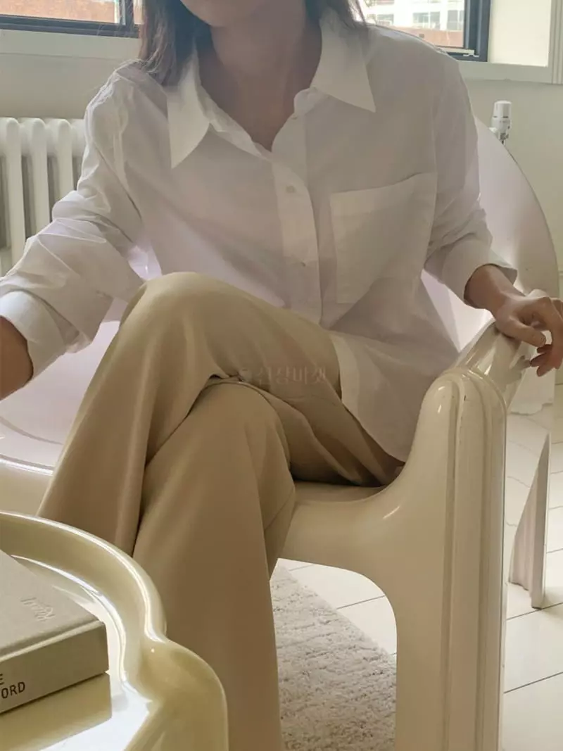 Ff - Korean Women Fashion - #momslook - Daily Cotton Shirt - 3