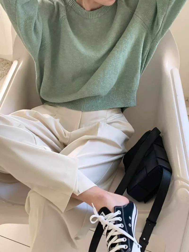 Ff - Korean Women Fashion - #momslook - Diaro Knit Tee - 3