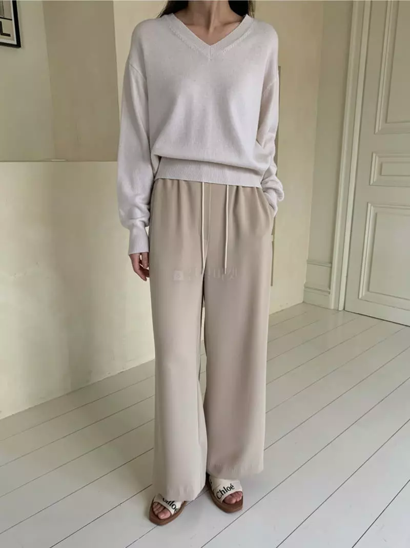 Ff - Korean Women Fashion - #womensfashion - Banding Pants - 4