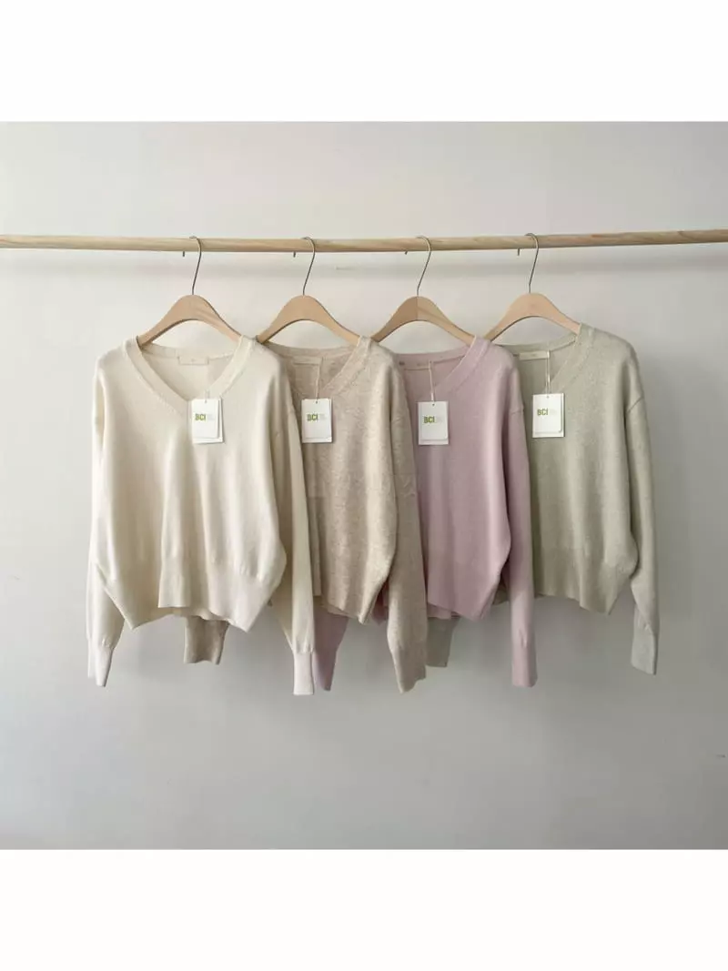 Ff - Korean Women Fashion - #womensfashion - Initial Knit Tee - 4