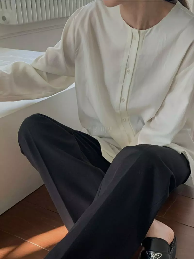 Ff - Korean Women Fashion - #pursuepretty - Brit Tensel Blouse - 3