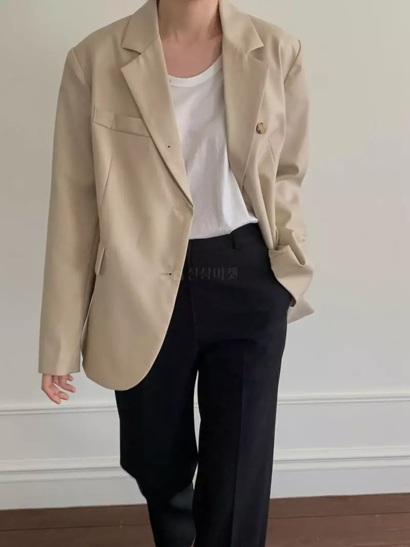 Ff - Korean Women Fashion - #romanticstyle - Blan Jakcet - 3