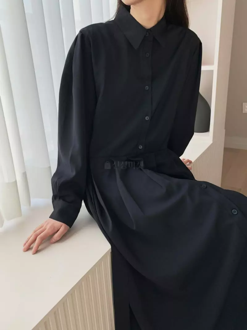 Ff - Korean Women Fashion - #romanticstyle - Tom Wrinkle One-piece