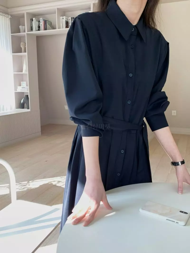 Ff - Korean Women Fashion - #shopsmall - Tom Wrinkle One-piece - 2