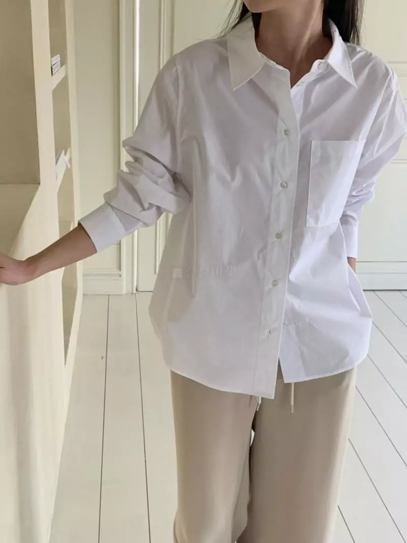 Ff - Korean Women Fashion - #thatsdarling - Daily Cotton Shirt