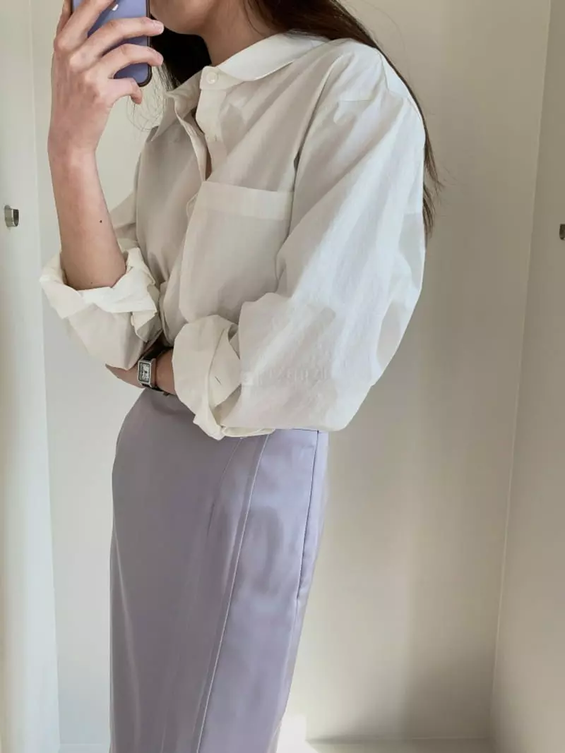 Ff - Korean Women Fashion - #thelittlethings - Cotton Washing Shirt - 3