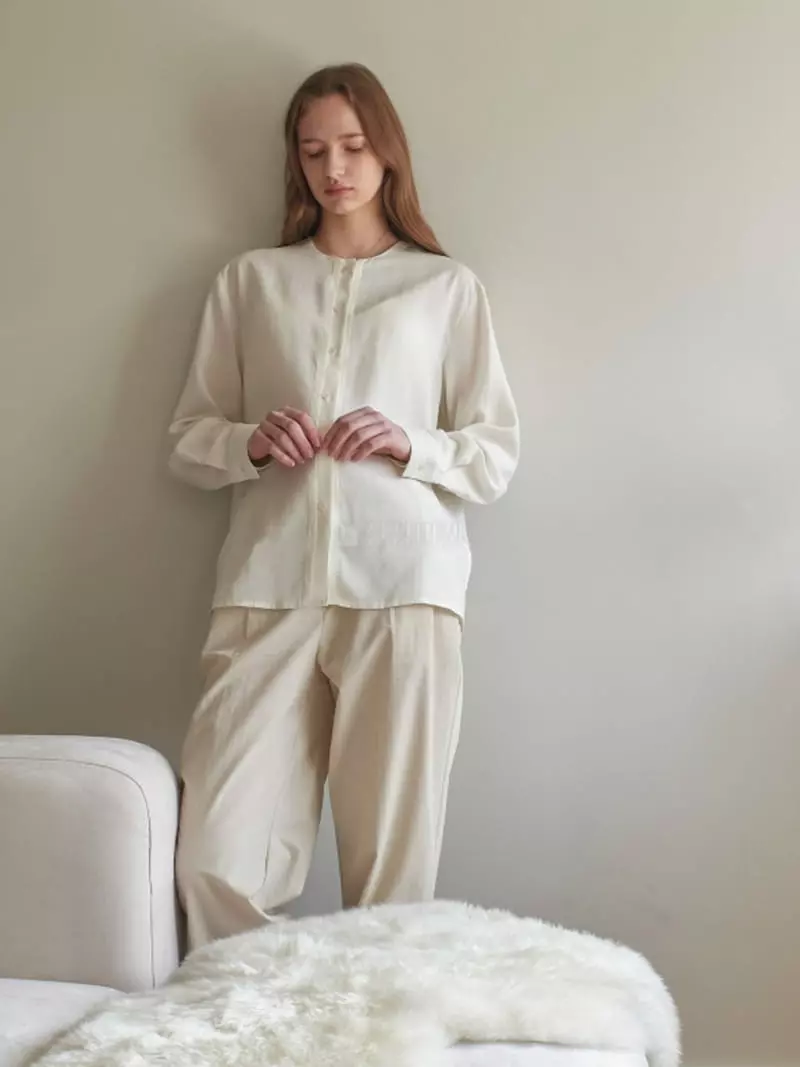 Ff - Korean Women Fashion - #vintageinspired - Brit Tensel Blouse