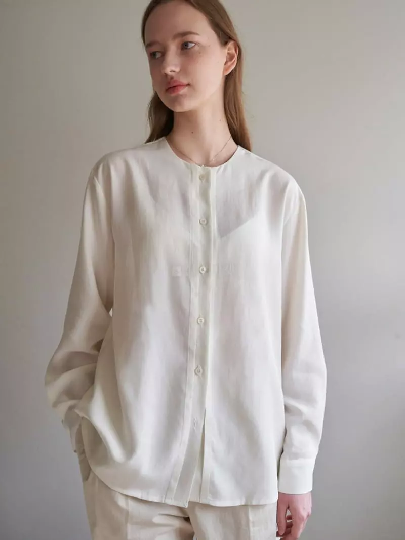 Ff - Korean Women Fashion - #vintagekidsstyle - Brit Tensel Blouse - 2