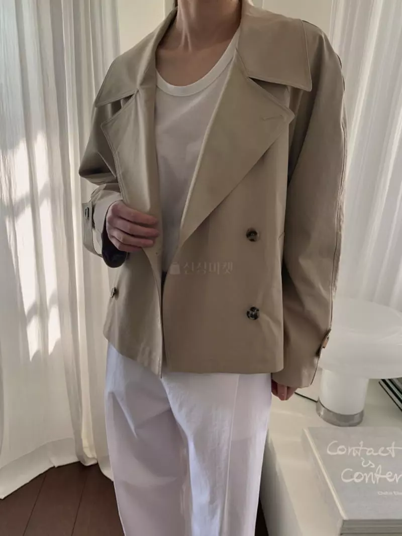 Ff - Korean Women Fashion - #womensfashion - Pint Shorts Trench Coat