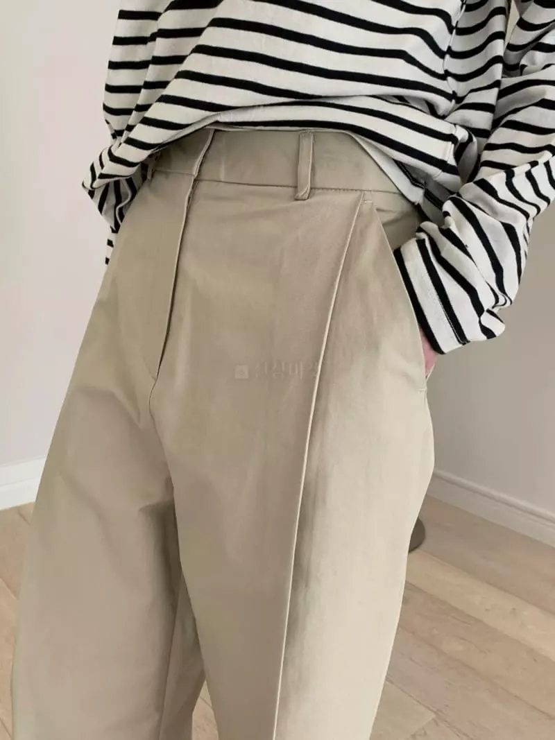 Ff - Korean Women Fashion - #womensfashion - Chino Pintuck Pants - 2