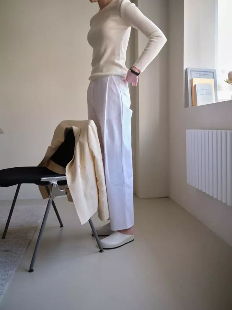 Ff - Korean Women Fashion - #momslook - Chino Pintuck Pants - 4