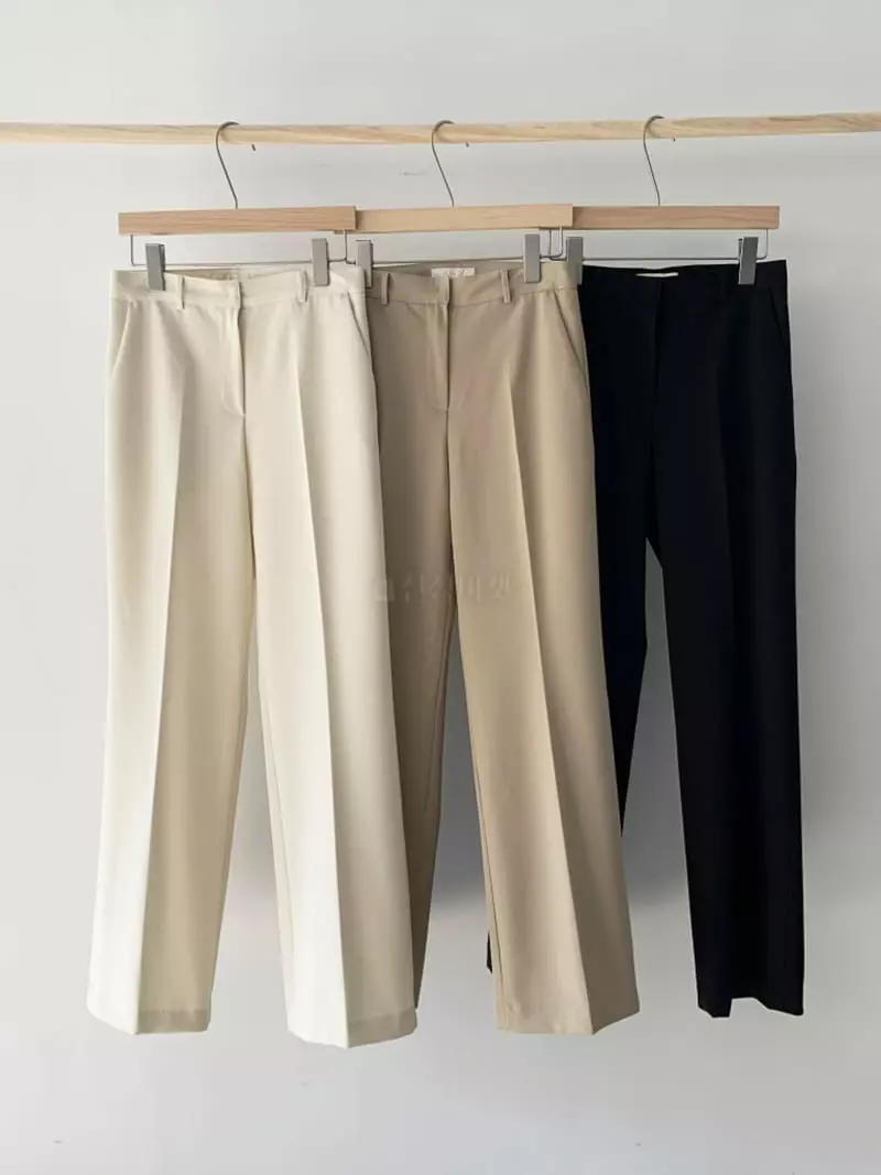 Ff - Korean Women Fashion - #momslook - Smart Pants - 4