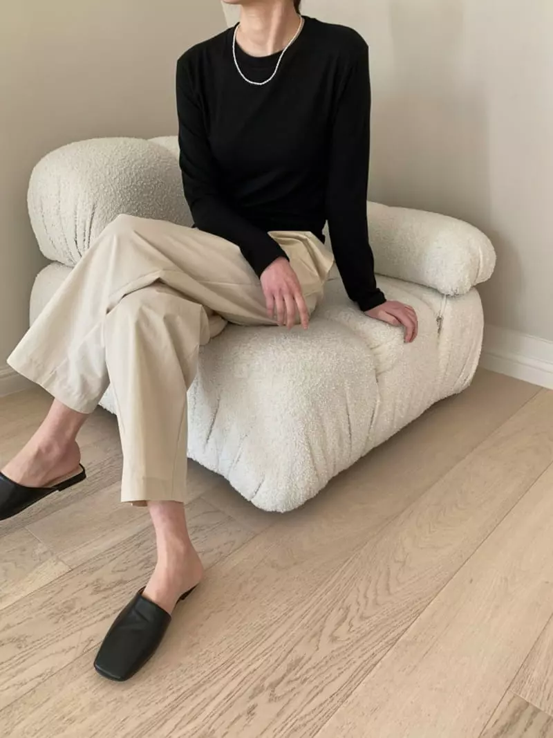 Ff - Korean Women Fashion - #womensfashion - Off Pintuck Pants - 2