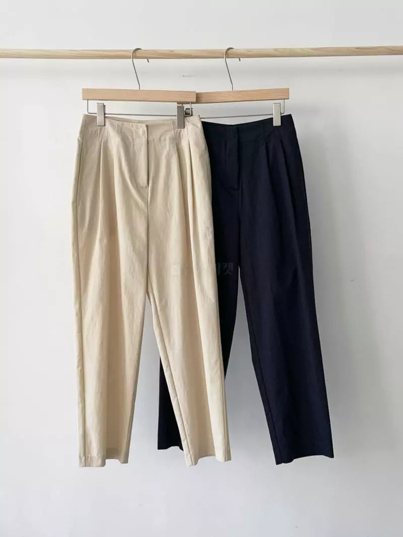 Ff - Korean Women Fashion - #momslook - Off Pintuck Pants - 4