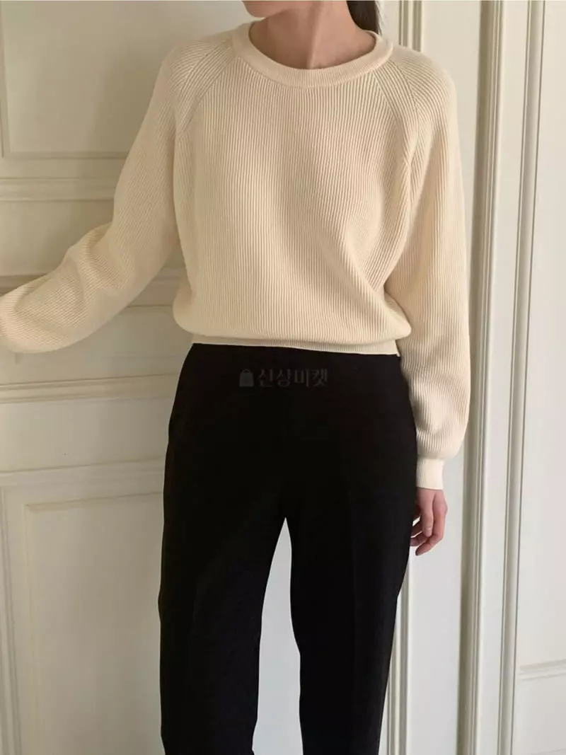 Ff - Korean Women Fashion - #womensfashion - Nizu Cotton Knit Tee