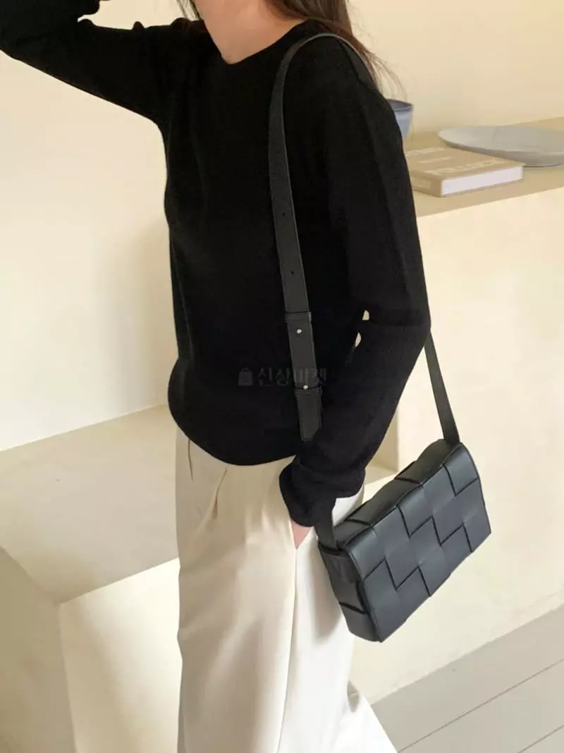 Ff - Korean Women Fashion - #momslook - Hus Rib Knit Tee - 4
