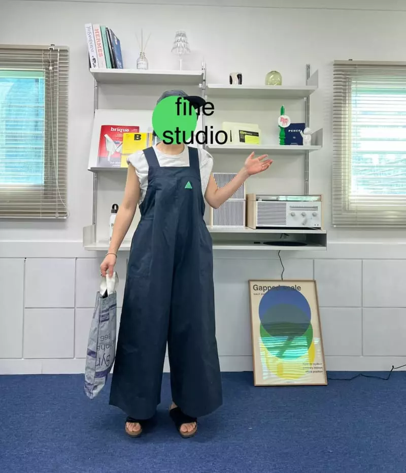 Fine Studio - Korean Children Fashion - #childofig - Bio Dungarees Pants with Mom - 11