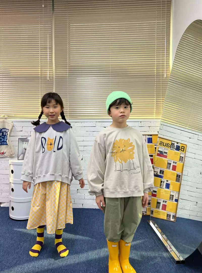 Fine Studio - Korean Children Fashion - #childrensboutique - Bold Sweatshirt - 6