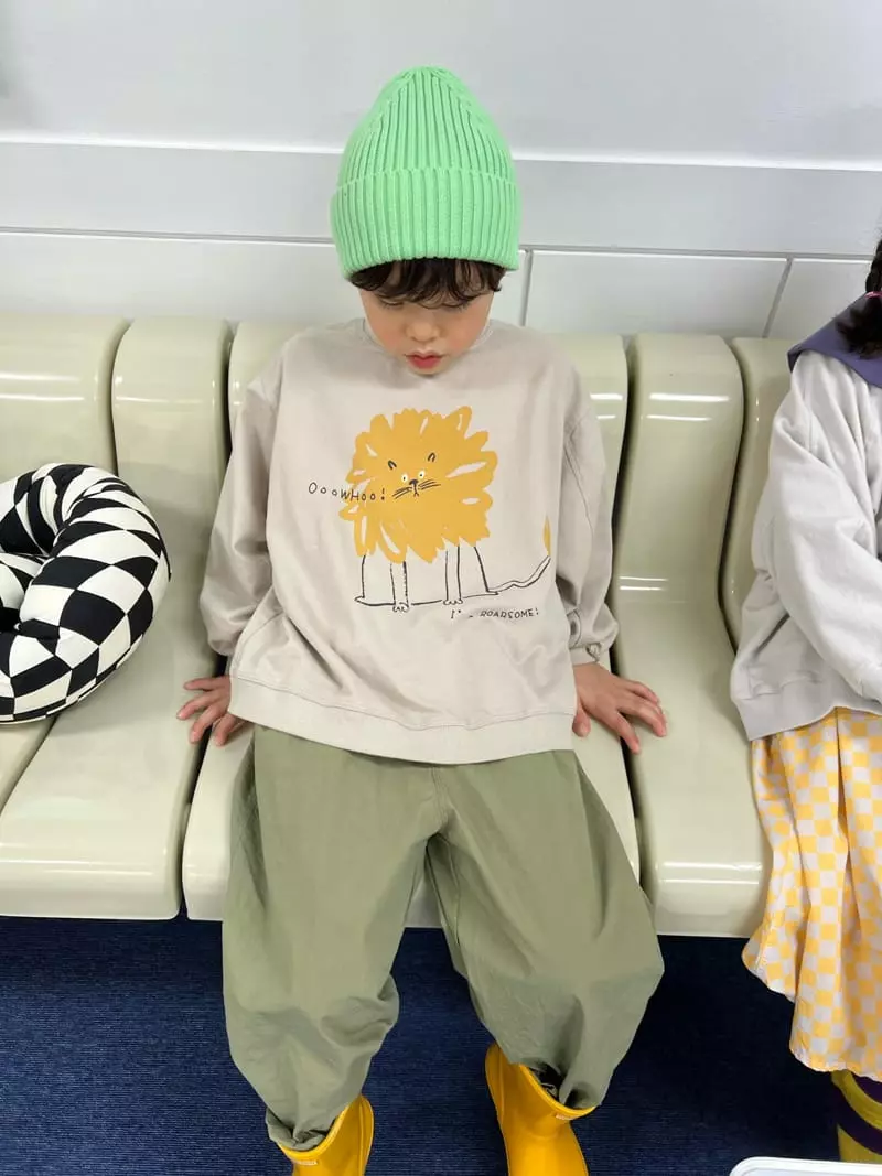 Fine Studio - Korean Children Fashion - #designkidswear - Lion Sweatshirt - 8