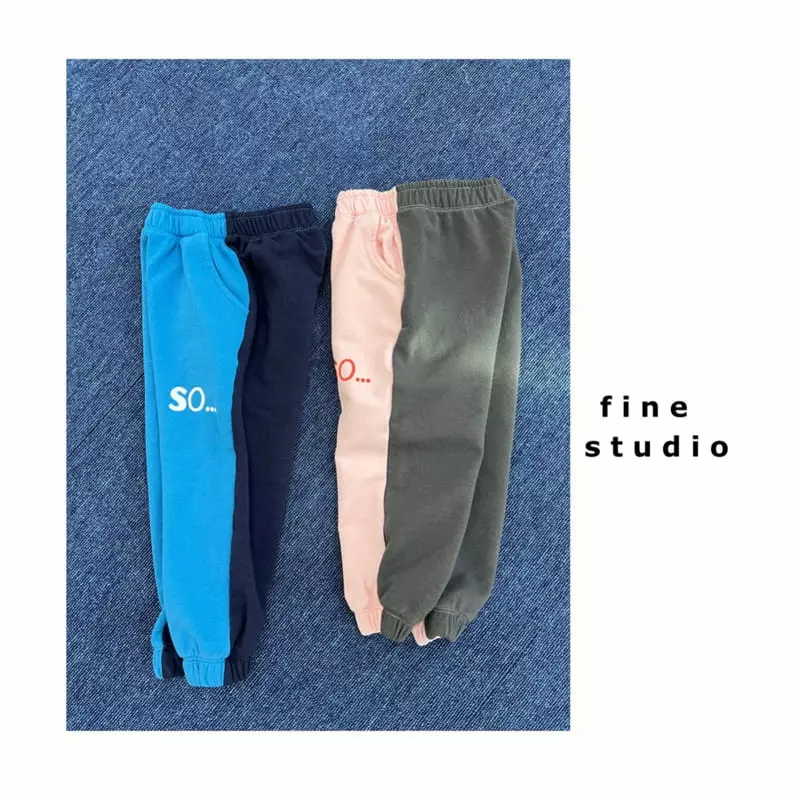 Fine Studio - Korean Children Fashion - #designkidswear - So Training Pants with Mom