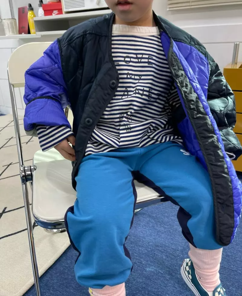 Fine Studio - Korean Children Fashion - #fashionkids - Love Stripes Tee - 7