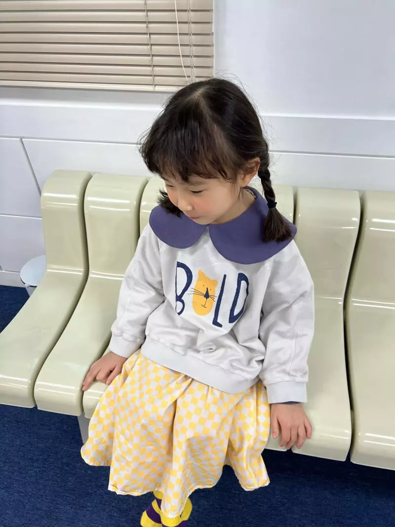 Fine Studio - Korean Children Fashion - #kidsshorts - Bold Sweatshirt - 10