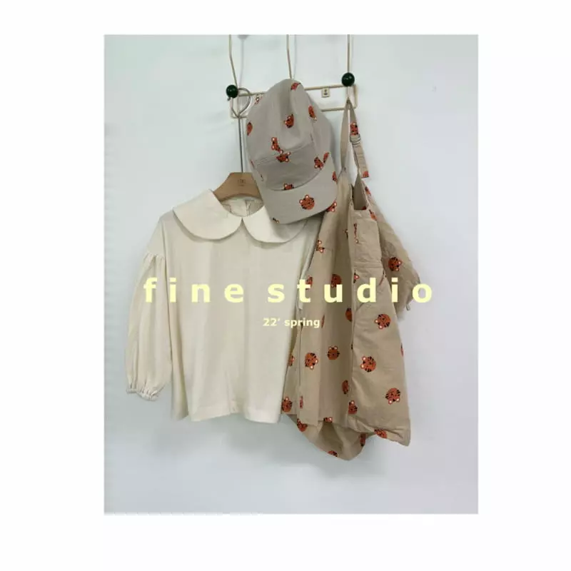 Fine Studio - Korean Children Fashion - #kidsshorts - Tiger Dungarees One-piece
