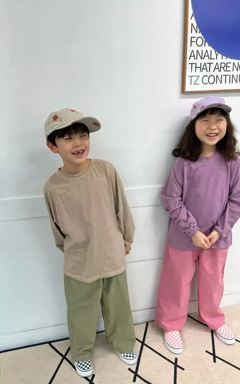 Fine Studio - Korean Children Fashion - #littlefashionista - Roy Stripes Tee - 11
