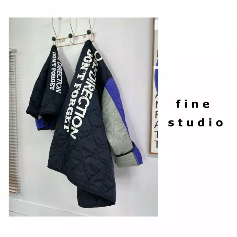 Fine Studio - Korean Children Fashion - #magicofchildhood - Color Quilitng Jacket with Mom - 2