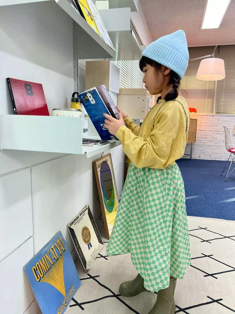 Fine Studio - Korean Children Fashion - #magicofchildhood - Chess Skirt - 7