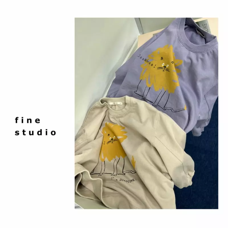 Fine Studio - Korean Children Fashion - #minifashionista - Lion Sweatshirt
