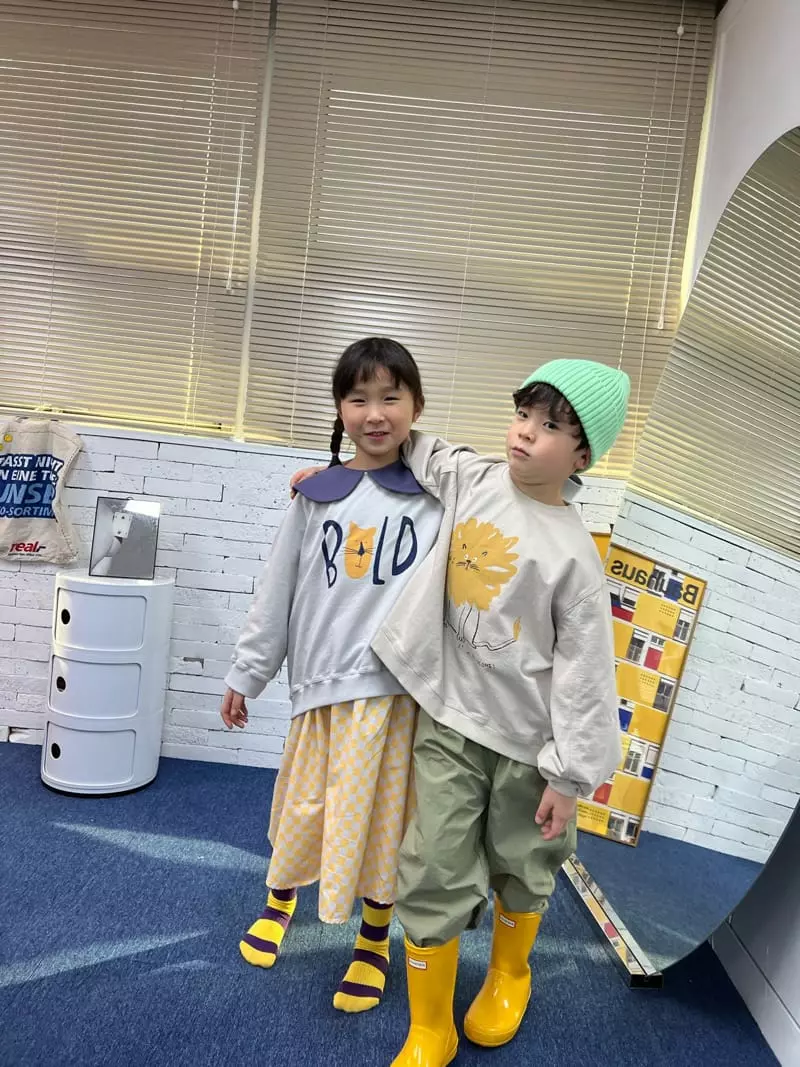 Fine Studio - Korean Children Fashion - #stylishchildhood - Lion Sweatshirt - 5