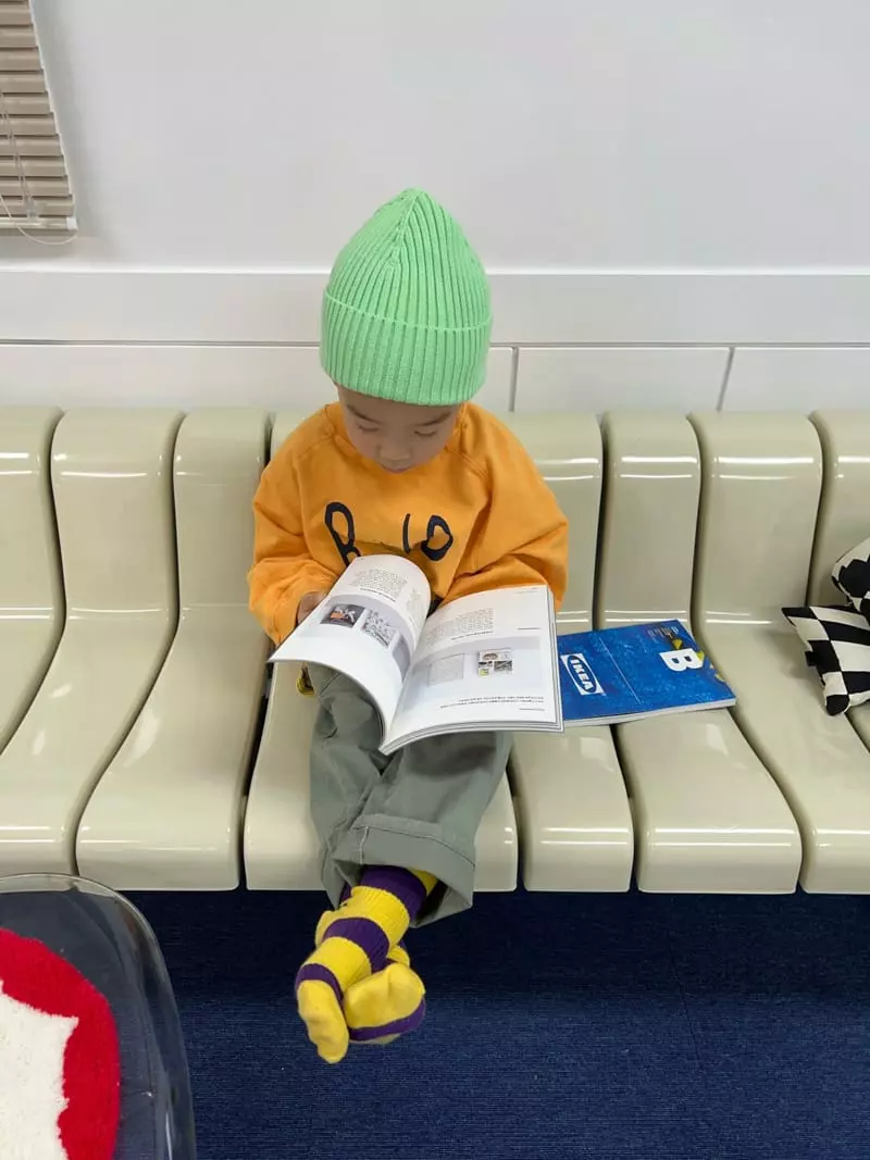 Fine Studio - Korean Children Fashion - #toddlerclothing - Bold Sweatshirt - 4