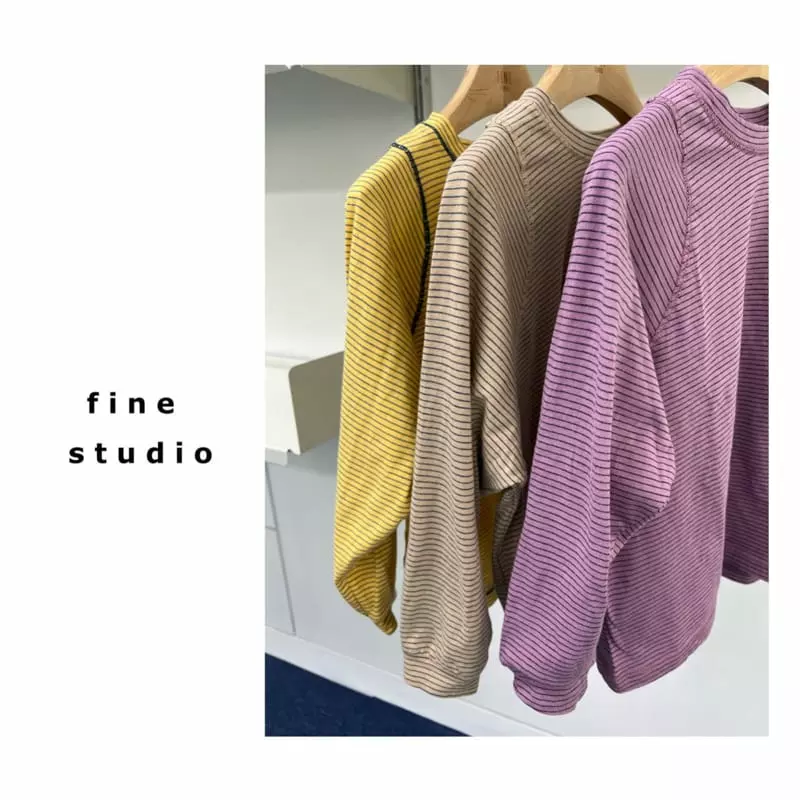 Fine Studio - Korean Children Fashion - #stylishchildhood - Roy Stripes Tee
