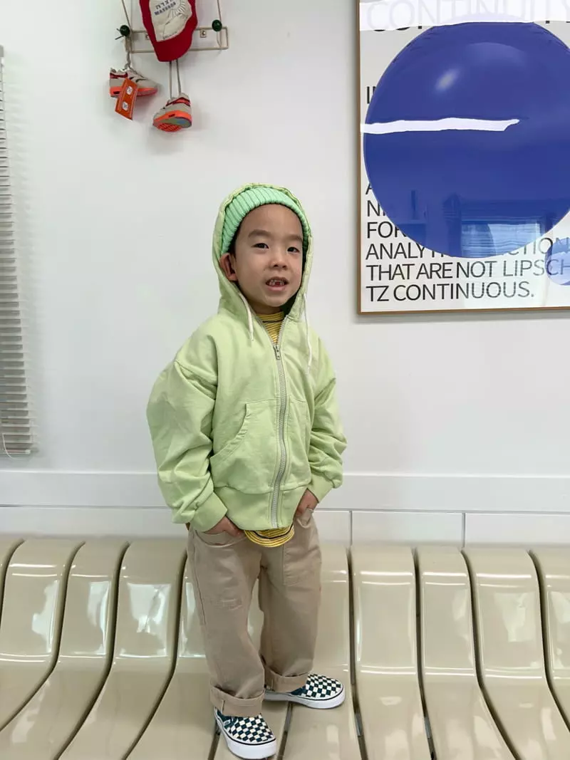 Fine Studio - Korean Children Fashion - #todddlerfashion - Lion Zip-up - 6