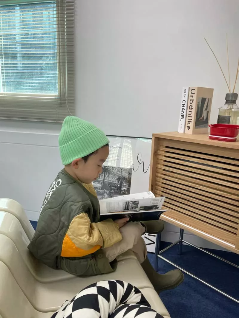 Fine Studio - Korean Children Fashion - #todddlerfashion - Color Quilitng Jacket with Mom - 5