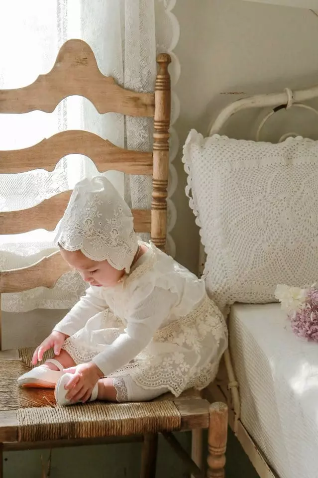 Flo - Korean Baby Fashion - #babyclothing - Roha Bonnet Ivory - 7
