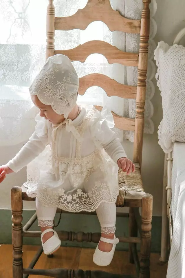 Flo - Korean Baby Fashion - #babyfashion - Roha Bonnet Ivory - 8