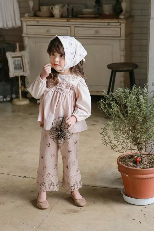 Flo - Korean Baby Fashion - #babyoninstagram - Floral Handkerchief - 3