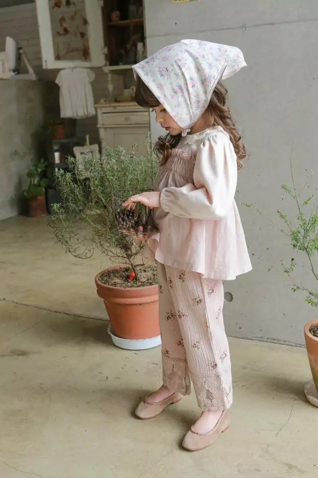 Flo - Korean Baby Fashion - #babyoutfit - Floral Handkerchief - 6