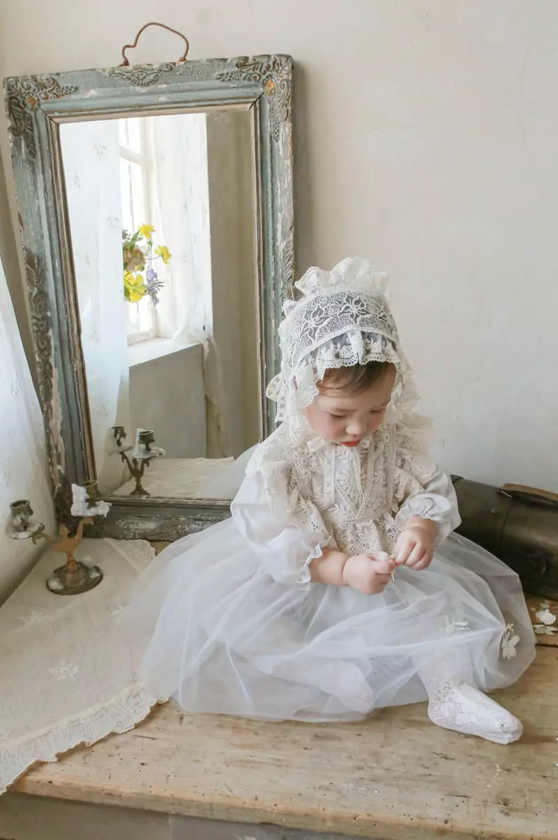 Flo - Korean Baby Fashion - #babyoutfit - Roren Bebe Bonnet - 5