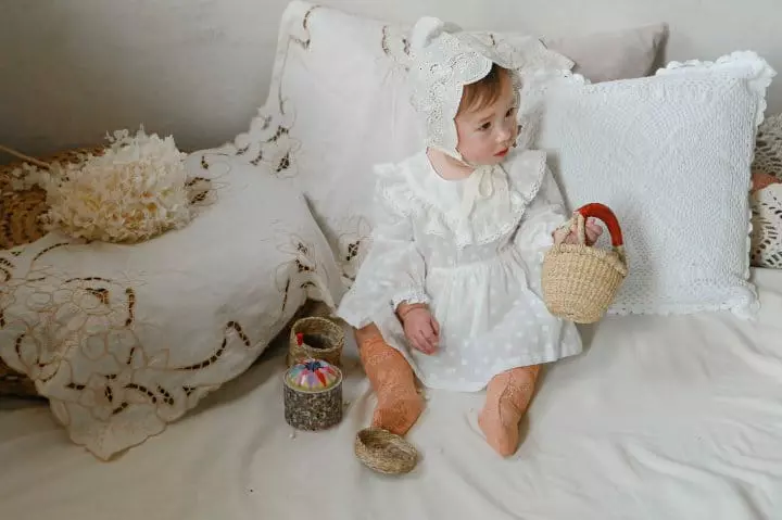 Flo - Korean Baby Fashion - #babywear - Roha Bonnet Ivory